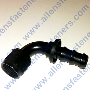 90* HOSE END PUSH TO LOCK